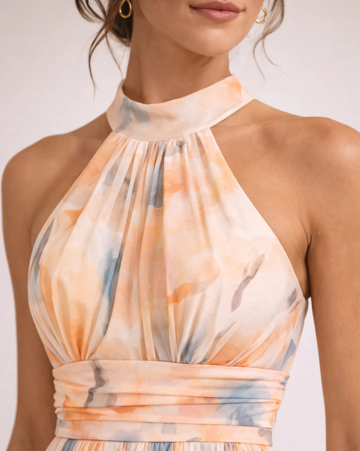 Savenora | Halterneck Maxi Dress
