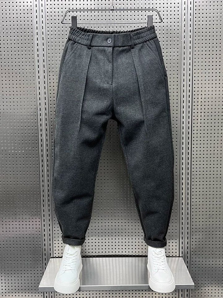 Corvellan | Elegant Mélange Trousers