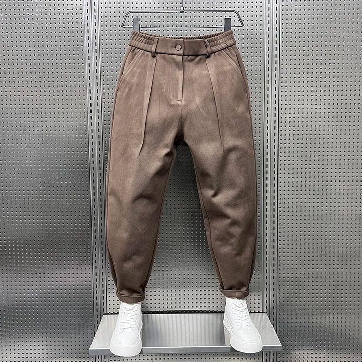 Corvellan | Elegant Mélange Trousers
