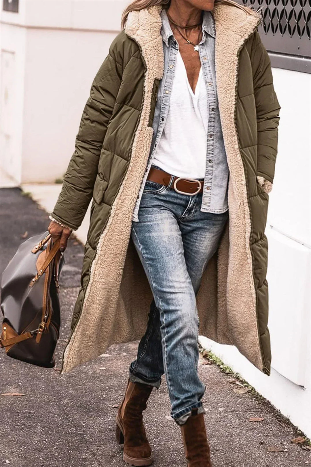Maria | Reversable Quilted Coat