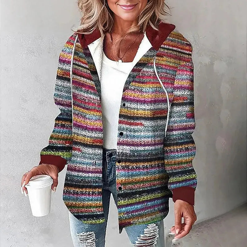 Emma | Checked Hooded Shacket
