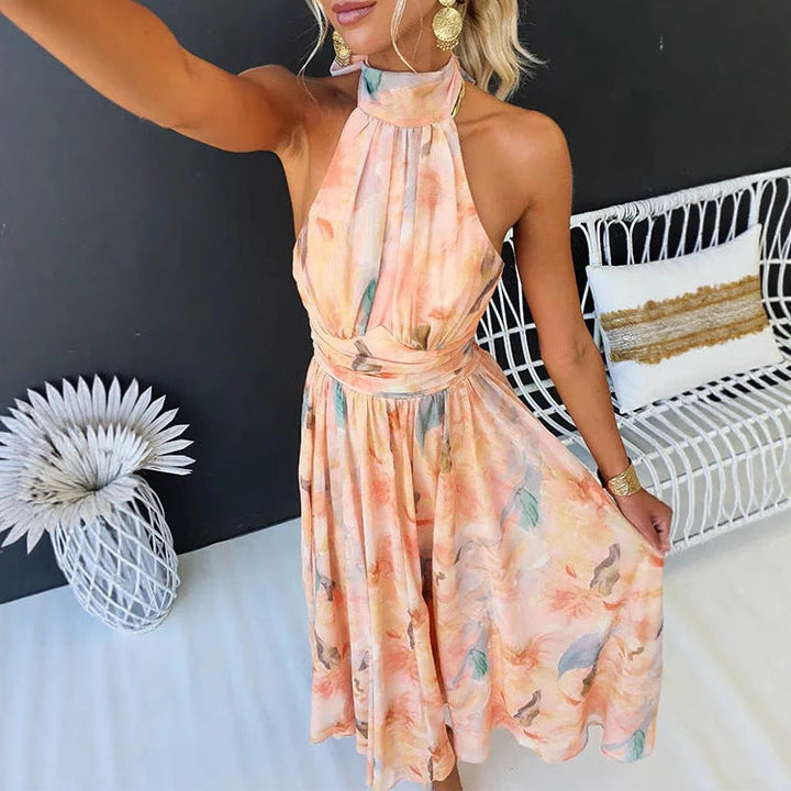 Savenora | Halterneck Maxi Dress
