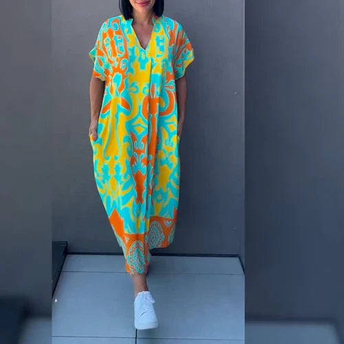 LESLEY | ELEGANT PRINTED DRESS